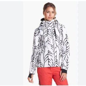 LOLE Women's Adele Jacket White Weave, Small Live Out Loud Everyday